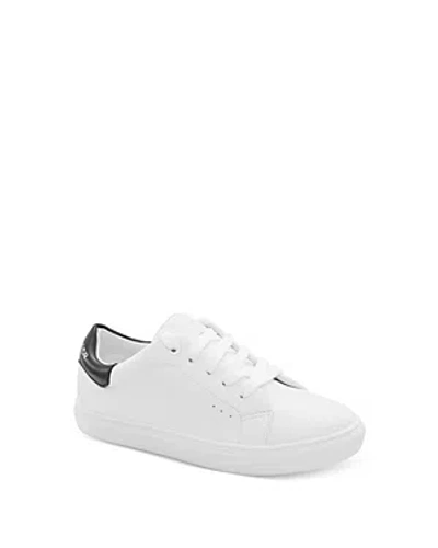 Shop Kurt Geiger Boys' Laney Leather Lace Up Sneakers - Toddler, Little Kid, Big Kid In White