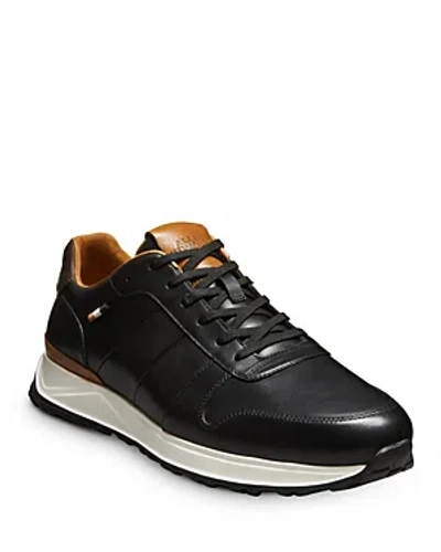 Shop Allen Edmonds Men's Lawson Leather Trainer Sneakers In Black
