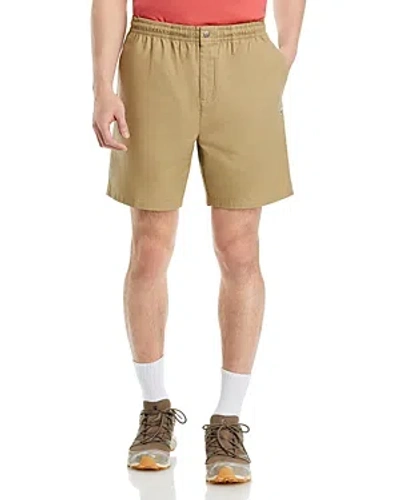 Shop Lacoste Relaxed Fit 7 Shorts In Beige