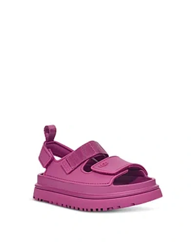 Shop Ugg Girls' Goldenglow Sandals - Toddler, Little Kid, Big Kid In Mangosteen