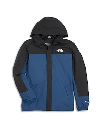 The North Face Antora Waterproof Rain Jacket In Shady Blue