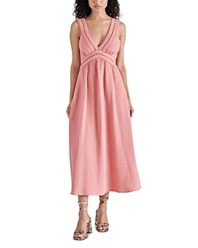 Shop Steve Madden Taryn Cotton Dress In Rose Mauve