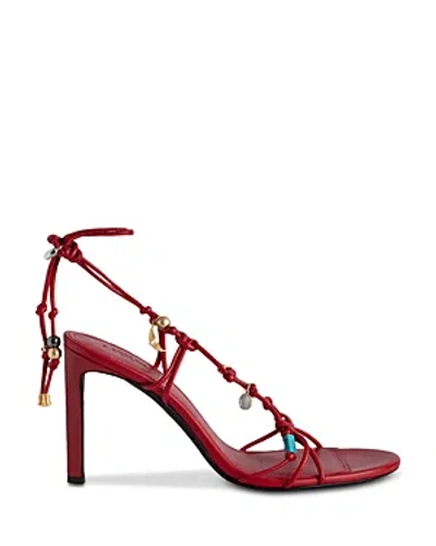 Shop Zadig & Voltaire Women's Alana Embellished Strappy High Heel Sandals In Power