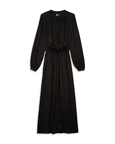 Shop The Kooples Jacquard Dress In Black