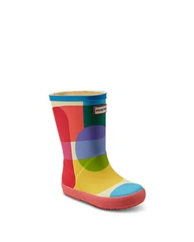 Shop Hunter Unisex Original First Classic Rainbow Bubbles Boots - Toddler, Little Kid
