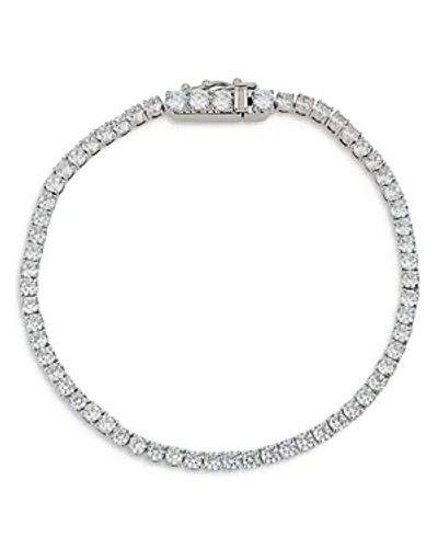 Shop Nadri Perfect Tennis Bracelet In Silver