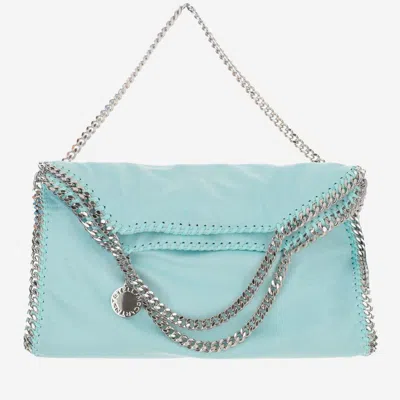 Shop Stella Mccartney Falabella Tote Bag In Light Blue
