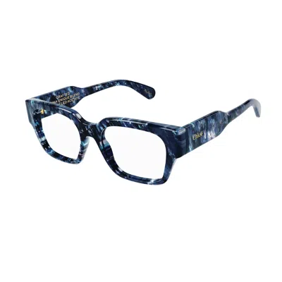 Shop Chloé Ch0150o Linea Gayia 008 Glasses In Blu