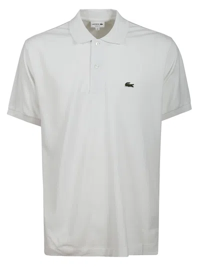 Shop Lacoste Polo Ss In White