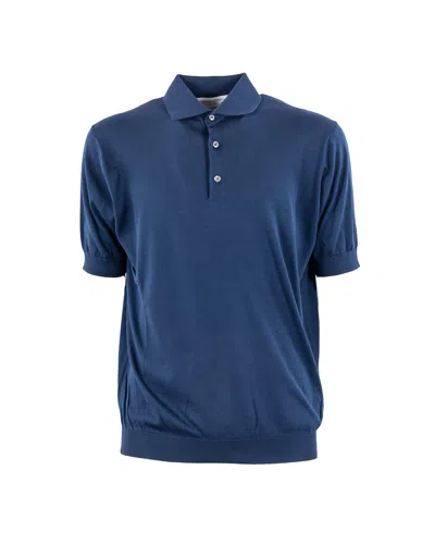 Shop Filippo De Laurentiis Filippo De Laurentis T-shirts And Polos Blue