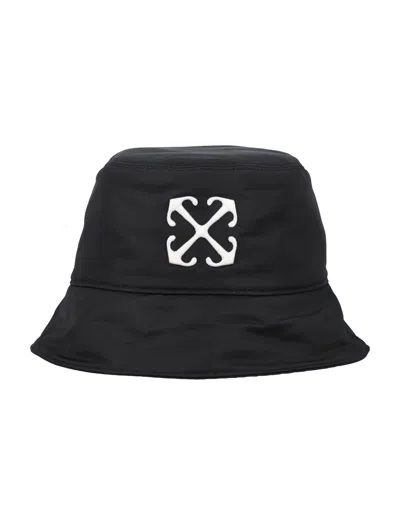 Shop Off-white Arrow Bucket Hat In Black