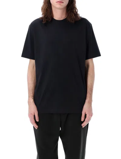 Shop Y-3 Short Sleeves Logo T-shirt In Black