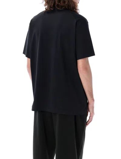 Shop Y-3 Short Sleeves Logo T-shirt In Black