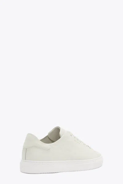 Shop Axel Arigato Clean 90 Sneaker Off White Leather Low Sneaker - Clean 90 In Panna/bianco