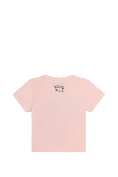 Shop Kenzo Cotton T-shirt In Rose
