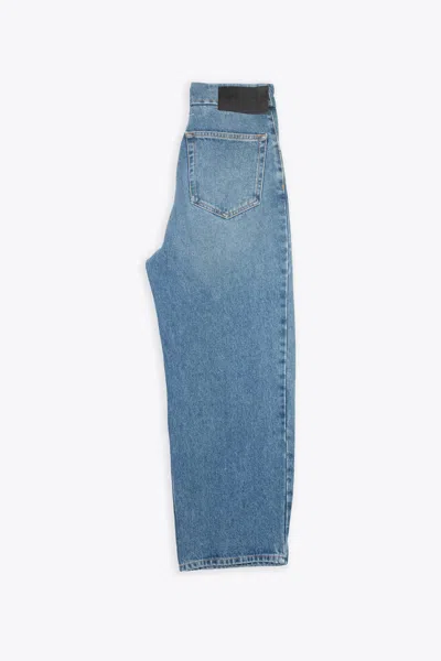 Shop Mm6 Maison Margiela Pantalone 5 Tasche Light Blue Jeans Rihanna In Denim