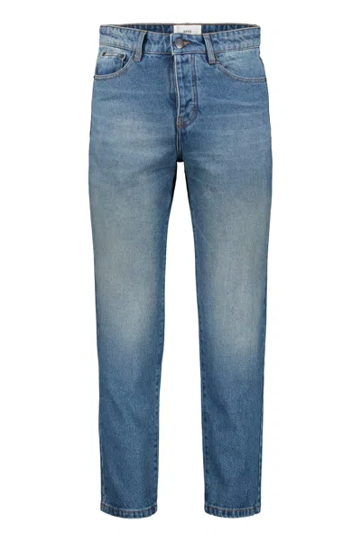 Shop Ami Alexandre Mattiussi 5-pocket Jeans In Denim