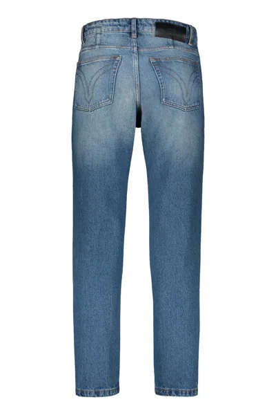 Shop Ami Alexandre Mattiussi 5-pocket Jeans In Denim