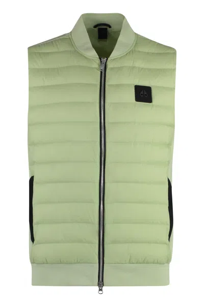 Moose Knuckles Men's Air Down Explorer Padded Bodywarmer In Green