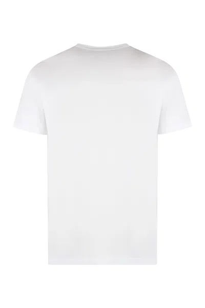 Shop Comme Des Garçons Shirt Andy Warhol Print Cotton T-shirt In White