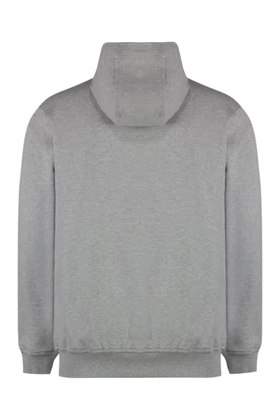 Shop Comme Des Garçons Shirt Full Zip Hoodie In Grey