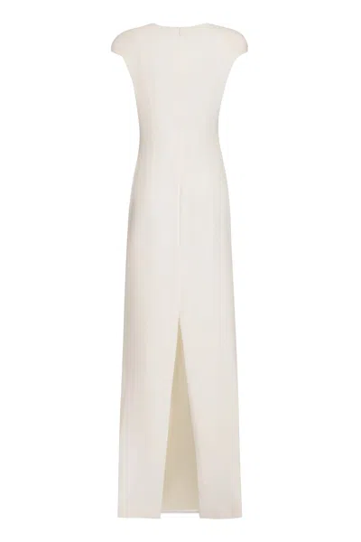 Shop Tom Ford Silk Georgette Dress In White