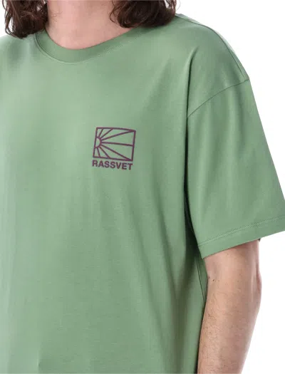 Shop Paccbet Small Logo T-shirt In Khaki