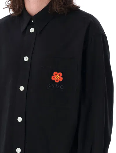 Shop Kenzo Boke Flower Shirt In Black
