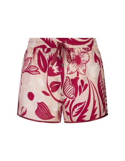 Shop F.r.s For Restless Sleepers Paul Poiret Bordeaux Alie Shorts In Red