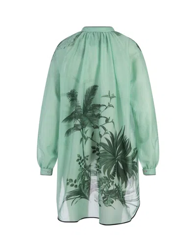 Shop F.r.s For Restless Sleepers Flowers Green Tizio Shirt