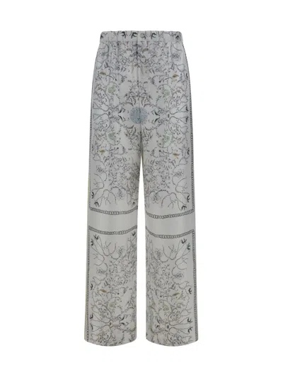 Shop Fabiana Filippi Pajamas Pants In Bianco