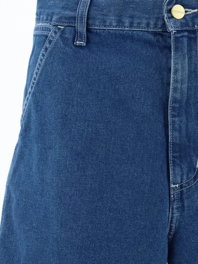 Shop Carhartt Simple Shorts In Blue
