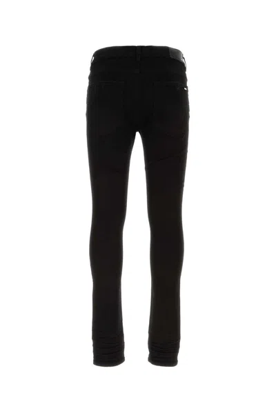 Shop Amiri Mx 1 Distressed Skinny Jeans In Black