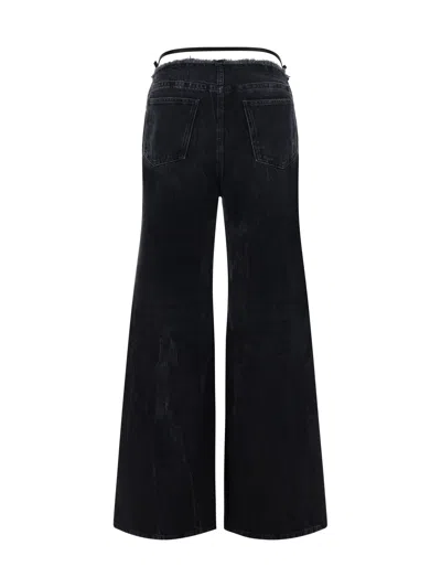 Shop Givenchy Voyou Jeans In Black
