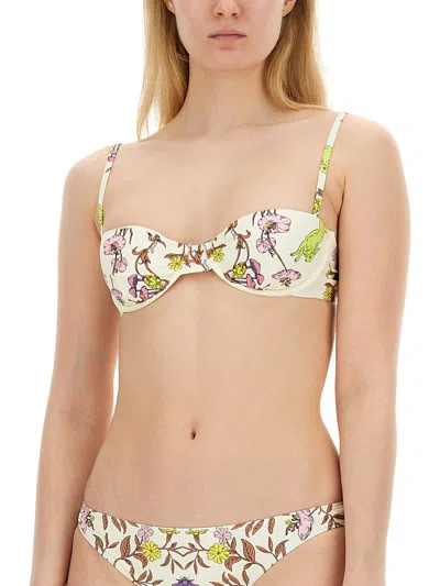 Shop Tory Burch Top Bikini In Multicolor