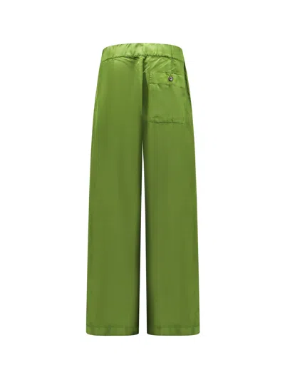 Shop Dries Van Noten Trouser In Green