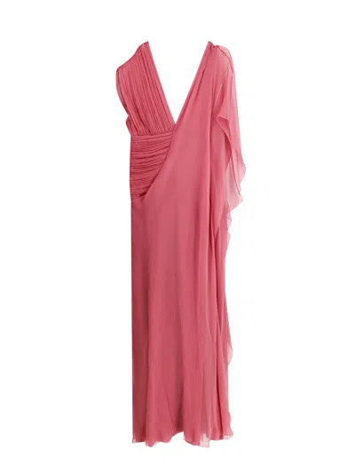 Shop Alberta Ferretti Dress In Pink