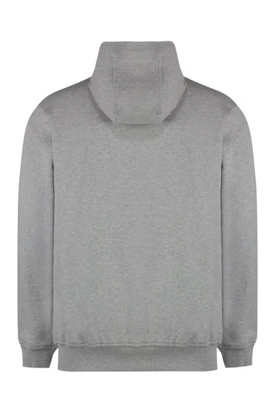 Shop Comme Des Garçons Full Zip Hoodie In Grey