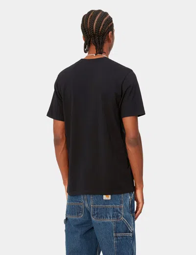 Shop Carhartt Wip Pocket T-shirt In Black