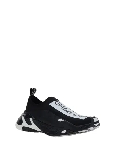 Shop Dolce & Gabbana Sneakers In Nero/nero/bianco
