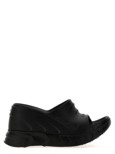 Shop Givenchy 'marshmallow' Wedges In Black