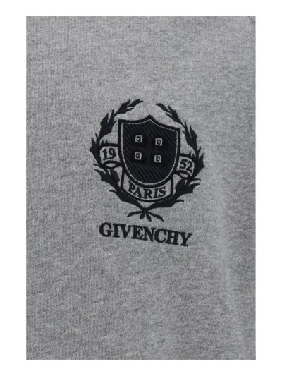 Shop Givenchy Sweatshirts In Light Grey Melang