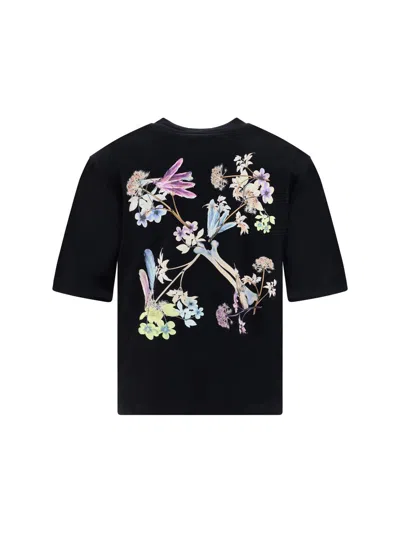 Shop Off-white T-shirts In Black Multicolor