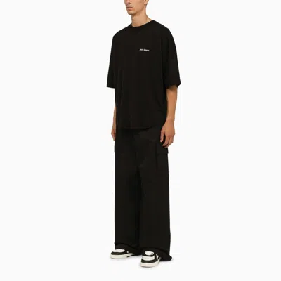 Shop Palm Angels Oversize T-shirt In Black