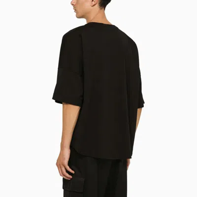 Shop Palm Angels Oversize T-shirt In Black
