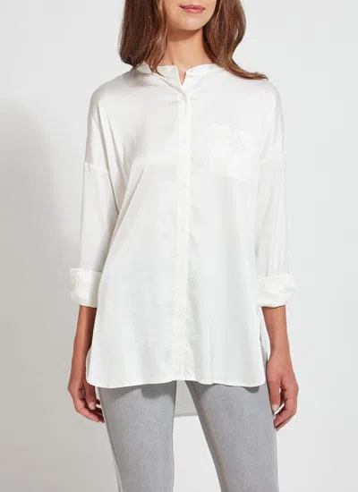 Lyssé Lysse The Eco Satin Shirt In White