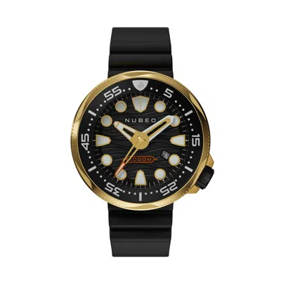 Shop Nubeo Men's Ventana 50mm Automatic Watch In Black
