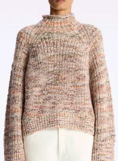 Shop A.l.c Liv Sweater In Sirocco Rose Marl In Multi