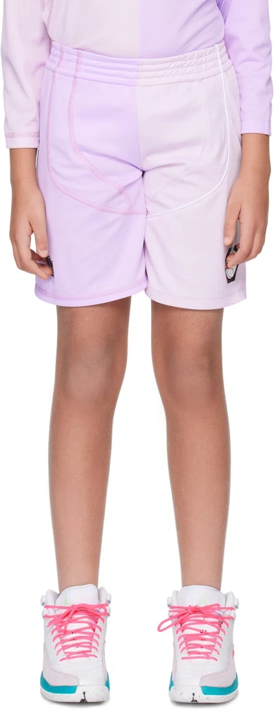 Shop Martine Rose Ssense Exclusive Kids Purple Shorts In Lilac