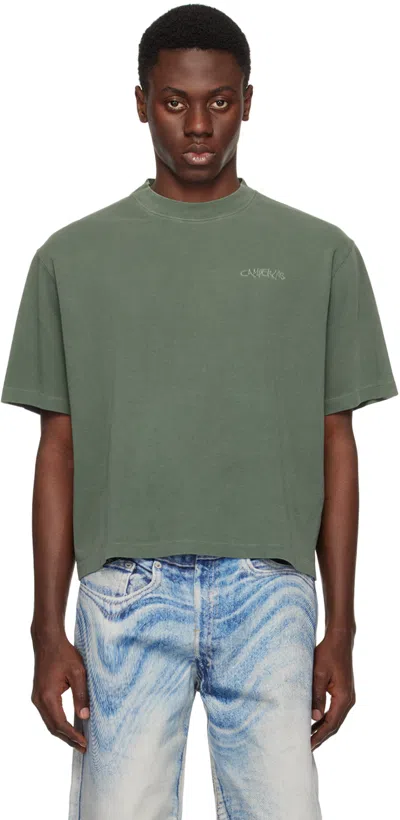 Shop Camperlab Green Cutout T-shirt